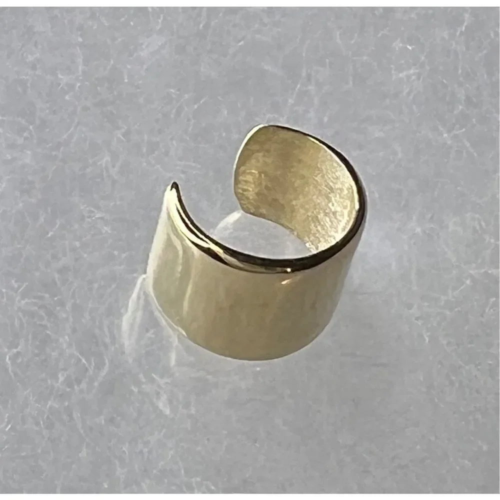 14k Gold Single Ear Cuff - Picture 8 of 14